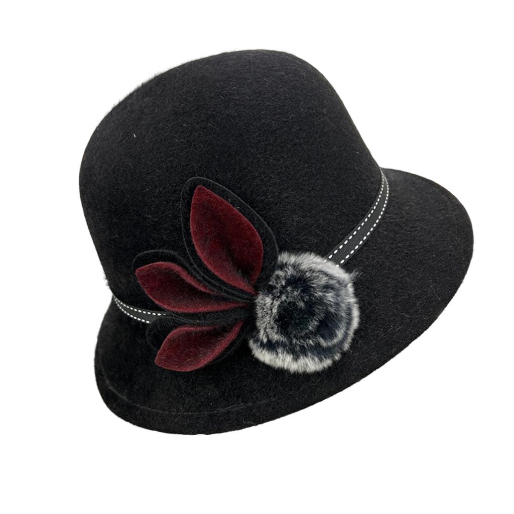 Ladies' Comfortable And Casual Fashionable Warm Basin Hat Solid Color Hat
