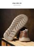 Men's Large Soft Sole Leather Driving Shoes - Hand-stitched Low-top Lace-up Autumn Casual Footwear