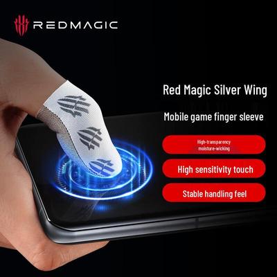 Nubia Red Magic Silver Cloth Gaming Finger Sleeves