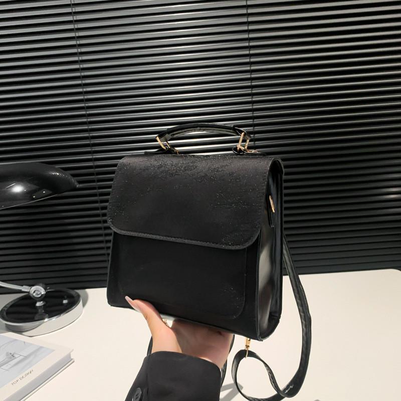 Chic Mid-sized Double Strap Backpack For Girls In Black Green Pink And White Colors