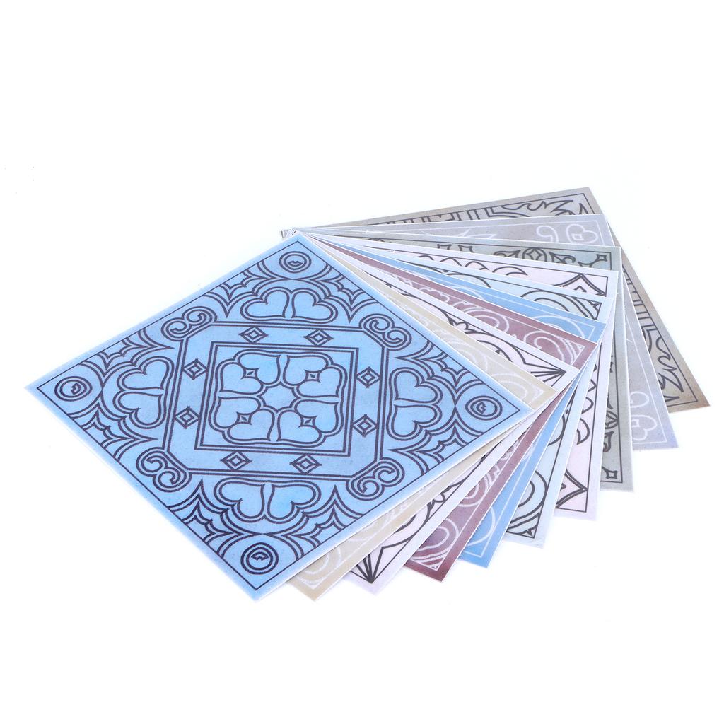 10 STÜCKE Fliesenaufkleber Wasserdicht Ölfest Selbstklebend Wandaufkleber Abziehbild Küchendekoration