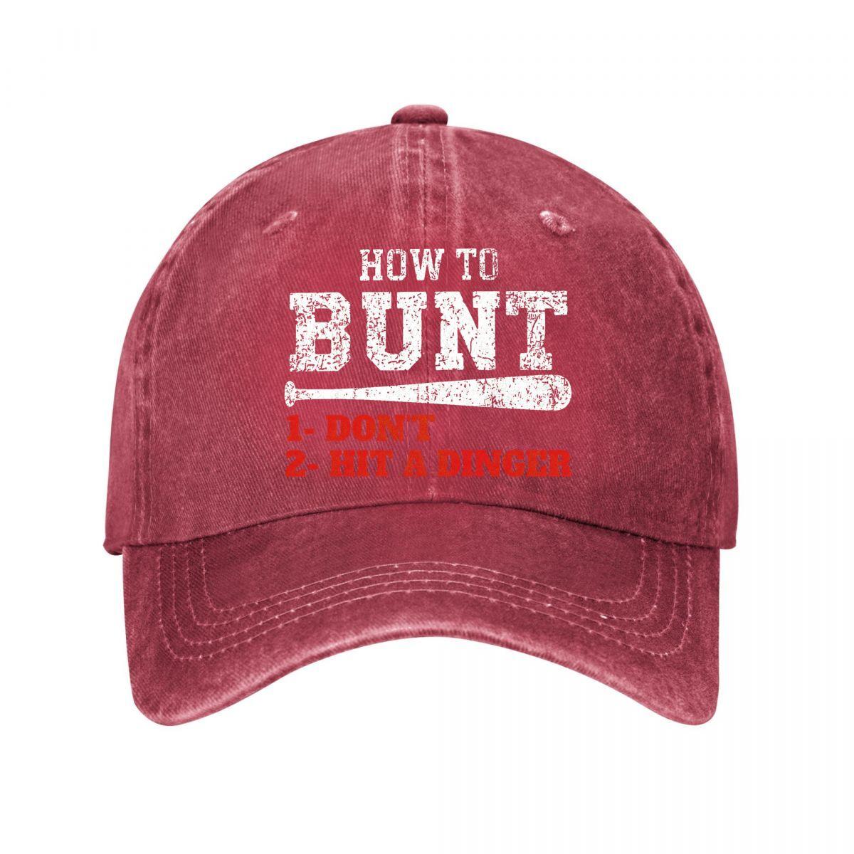 Humorous Vintage Baseball Washed Baseball Cap Outdoor For Womens Unisex FeUnisex One Size