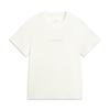 Li Ning Outdoor Quick-Dry Stretch Comfortable Short Sleeve T-Shirt Women Tops Off-White ATSW042-1