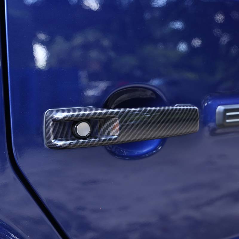 For Mercedes Benz G Class W463 W464 G65 G55 G63 G500 G550 Car Exterior Door Handle Cover Trim Accessories ABS Carbon Fiber Grain