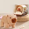 Sounding Animal Electric Pet Plush Capybara Toy with Simulation Movement Raise a Pet Toy for Kids and Toddler Fun Gift