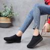The New 3D Flying Woven Mesh Surface Breathable Single Shoes Large Size Women's Shoes 35-43