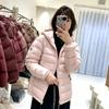 Daily commuting light and thin hooded short cotton clothes women's portable storage girls winter warm women's jacket
