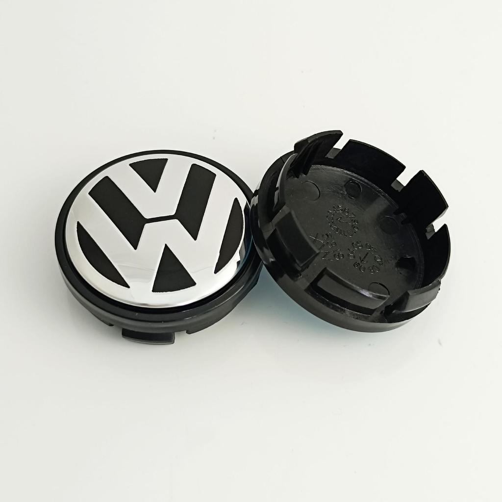Compatible Wheel Hub Center Cap for Volkswagen Lamando, New Phideon, Touran, Passat - 5-Spoke Design by Guanqin