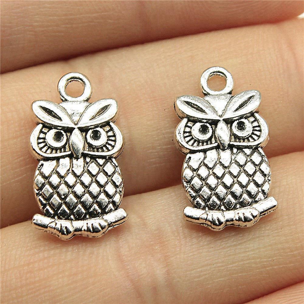 Owl Charms Pendant Female Jewellery Ethnic Materials