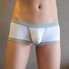 Männer Sommer Shorts Slips Low-rise Patchwork Farbe U Konvexen Unterwäsche Brief Drucken Nahtlose Unterhosen