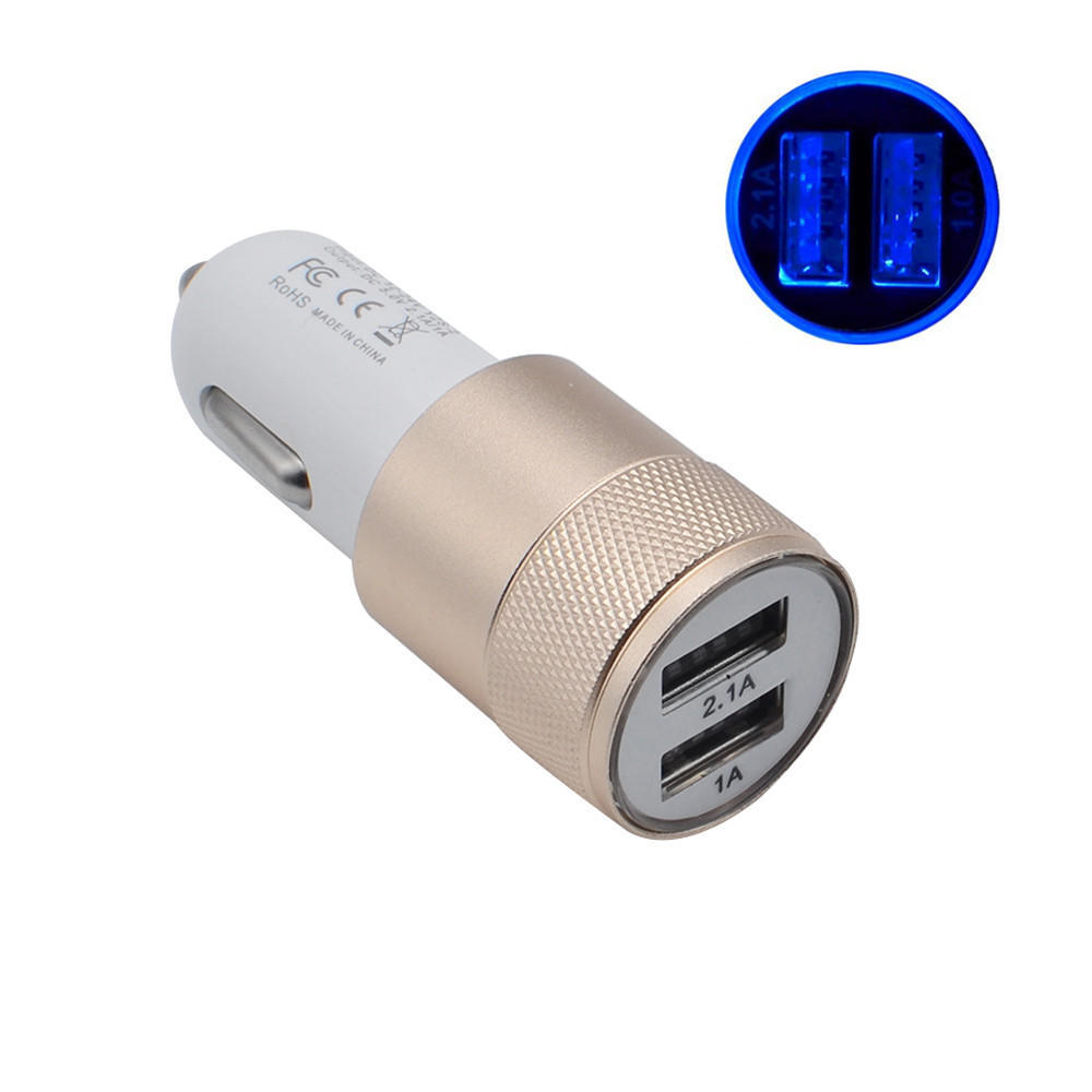 Nou încărcător auto universal USB cu 2 porturi pentru IPhone6/6s/5 IPod/Ipad Samsung