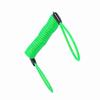 Motorcycle Bike Alarm Disc Lock Antitheft Security Spring Reminder Coil Cable Orange