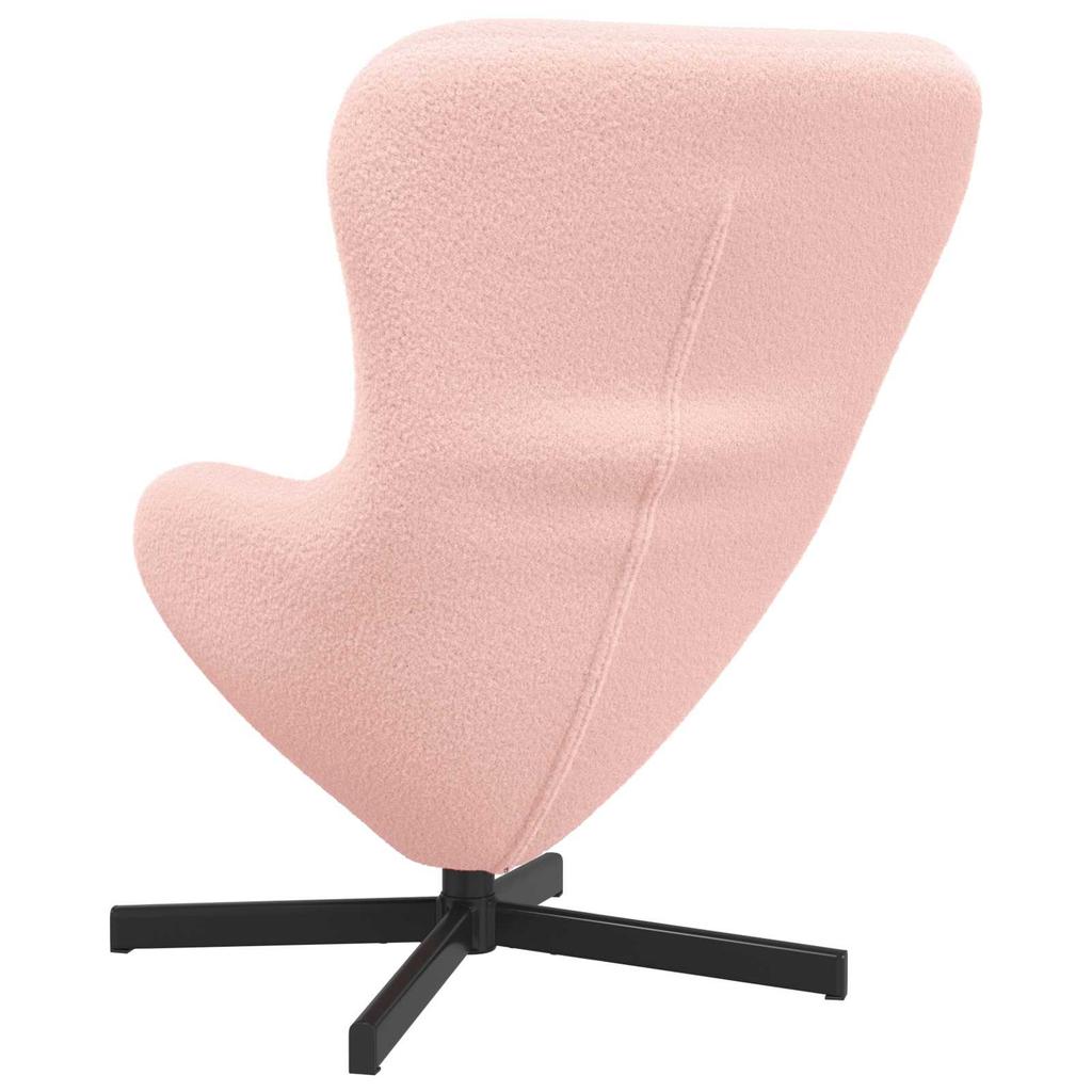 Egg Chair Pink 63 x 73 x 90 cm Fabric