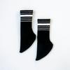 1/4 BJD Fashion Casual Knit Sports Short Socks Black White Striped Socks for 40cm SD/DD Jointed Doll Accessories