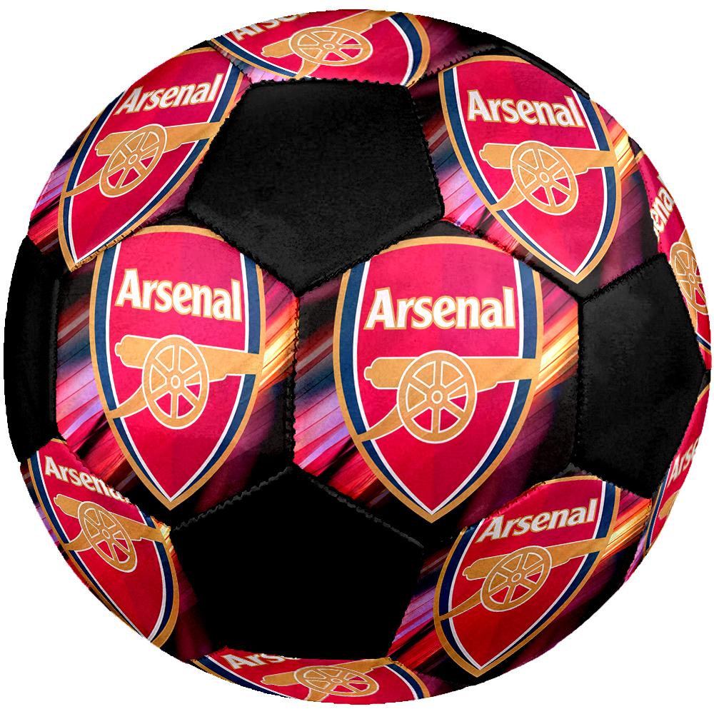 SIZE 5 Arsenal Football Club Soccer Ball Colorful All Ages Machine Stitched PVC Competition Ready Durable High-Bounce