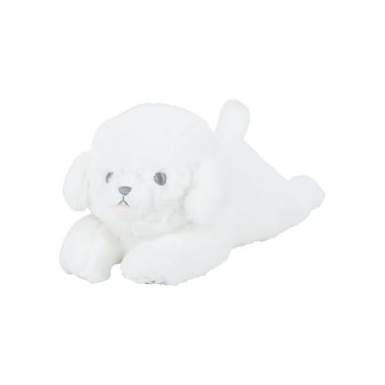 Ribuhaato Mini Cushion Kuttatobiyori Bichon Frize (Total Length Approx. 30cm) Dog Fluffy Armrest Plush Toy 27108-11