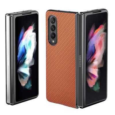 Shock Proof Anti -Scratch Carbon Fiber Case For Samsung Galaxy Z Fold 4 5g Fold4 Fold3 Fold2 Fold 3 2 Anti -Fingerprint Cover