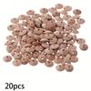 20/50/100pcs Rustic Style, Wood Color, Wooden Decorative Beads, Beech Wood Abacus, Wood Beads, Wood Color, Round Beads, Spacer Beads