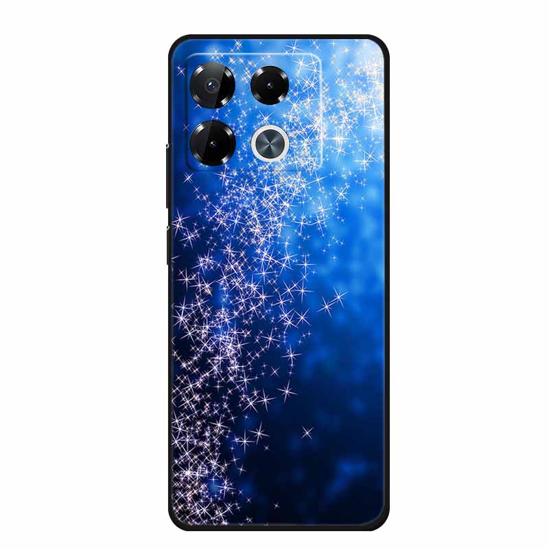 For Infinix Note 40 Pro Case Note40 Pro Plus Phone Cover Black Silicone Soft Case For Infinix Note 40 Pro Plus Back Cover Case