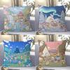 Cute Cartoon C-Chiikawas Pillow Cushion Cover Pillowcase Living Room Sofa Home Decor