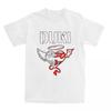 Streetwear Duki T-Shirt Damen Unisex Lässig Kurzarm Cool Modo Dlablo Y2K Fun O-Ausschnitt Harajuku Baumwoll-Tees Übergroße Oberteile