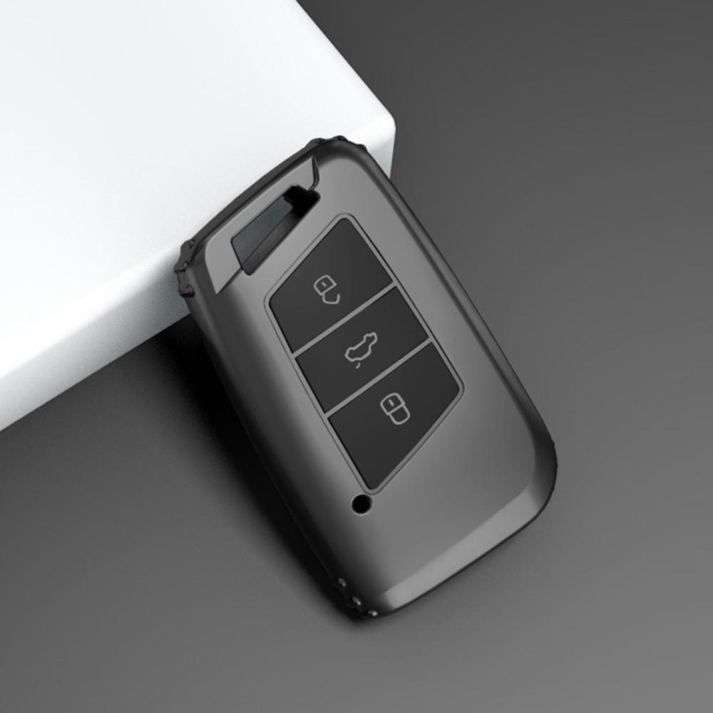 Husă pentru chei de mașină cu acoperire completă pentru Cupra Skoda Octavia A8 pentru SEAT Leon MK4 2020 2024 Protector chei de mașină din aliaj TPU
