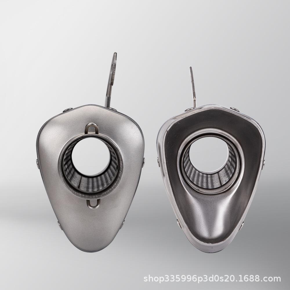 Silencieux d'échappement de moto M12-B en acier inoxydable de 51 mm pour modification