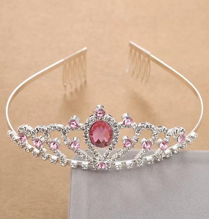 Brautkrone, Legierung, Haarschmuck, Hochzeitskleid, Strass-Stirnband, galvanisierte Krone, Abendessen, Hochzeit, Kopfschmuck aus Metall beige