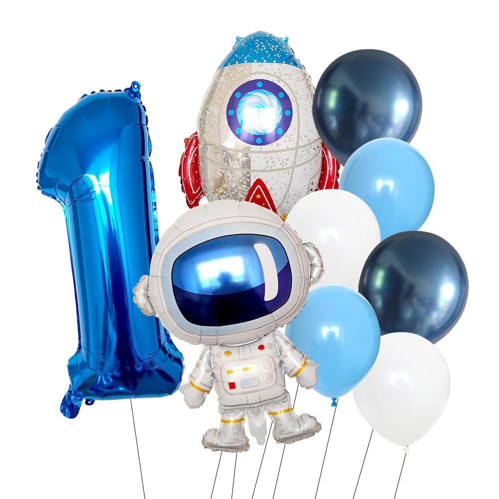 

Outer Space 0-9 Number Balloon Kit Astronaut Spaceman Rocket Foil Globos For Boy Kids Galaxy Theme Birthday Party Decor Supplies Other