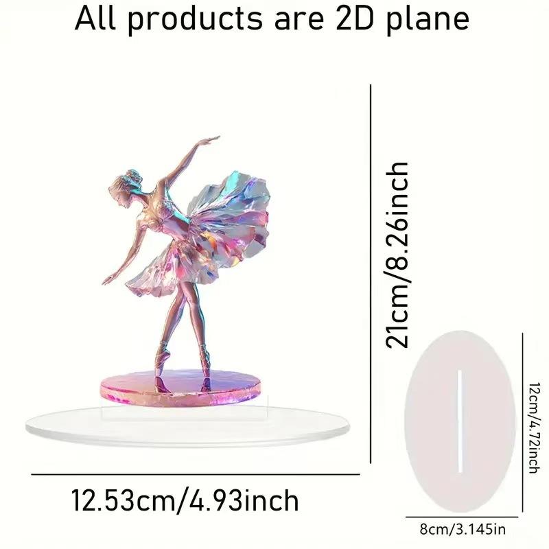 Eid Celebration Acrylic Mosque Tabletop Decoration - 2D Graphic Design - Home & Window Display, Ramadan & Easter Perfect Gift.