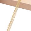 5/10 Yards Gold Spitzenbesatz Band Kurve Spitze Stoff Nähen Tausendfüßler Geflochtene Spitze Hochzeit Handwerk DIY Kleidung Zubehör Wohnkultur