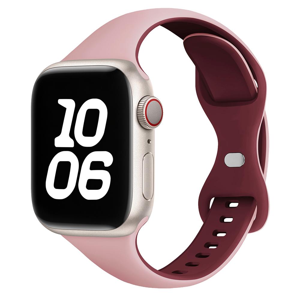 Slim Silicone band For apple watch 11 10 46mm Ultra 3-2 49mm series 9-8-7 41mm 45mm 44mm sport bracelet iwatch 4 6 5 SE 3 Strap