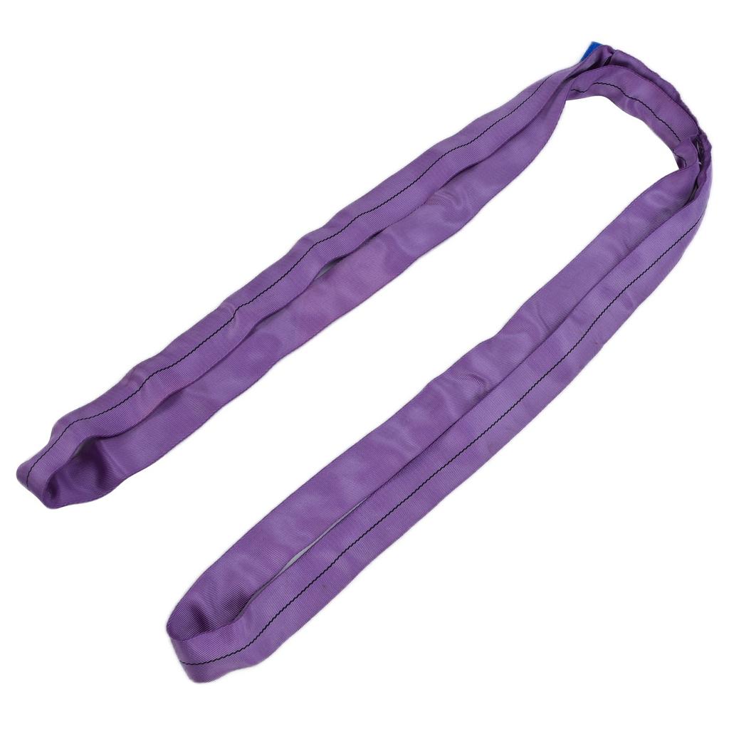 1T Round Lifting Sling Endless PES Flexible Straps High Strength Crane Rigging Accessories