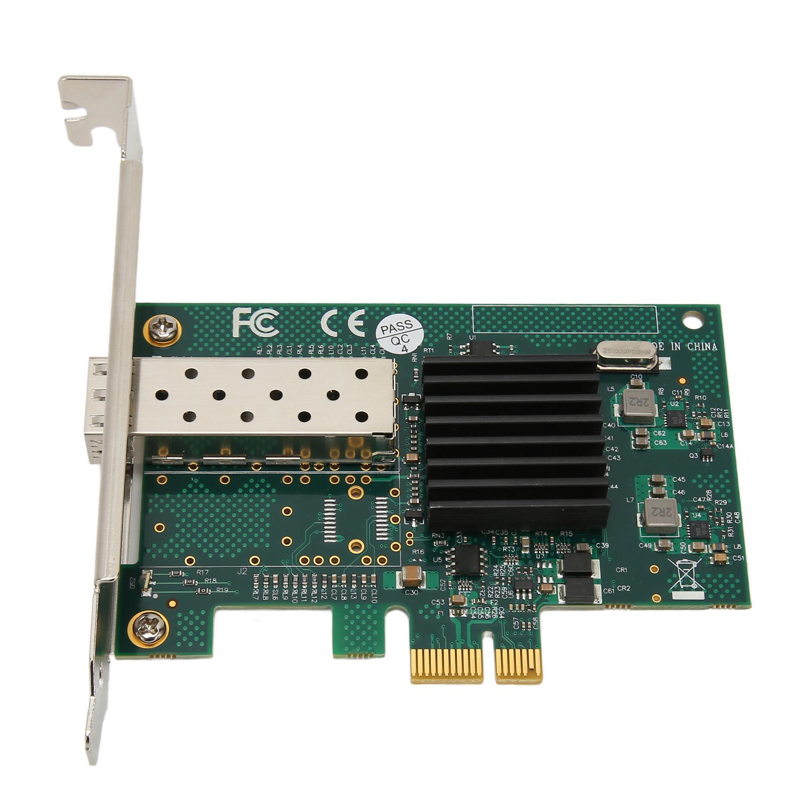 

Мережева карта PCIe X1 з одним портом SFP 1000 Мбіт/с, порт LC, адаптер Ethernet LAN PCI Express для Linux