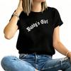 Daddys Alphabet Pattern Womens TShirt Cotton Funny Graphic Short Sleeve Tee Novelty Shirt Casual Crew Neck Top SXl
