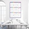 Dry Erase Calendar for Wall - Undated 3 Month Wall Calendar, 28'' X 40'', Erasable & Reble Wall Calendar, Dry Erase Calendar for Home, Office and