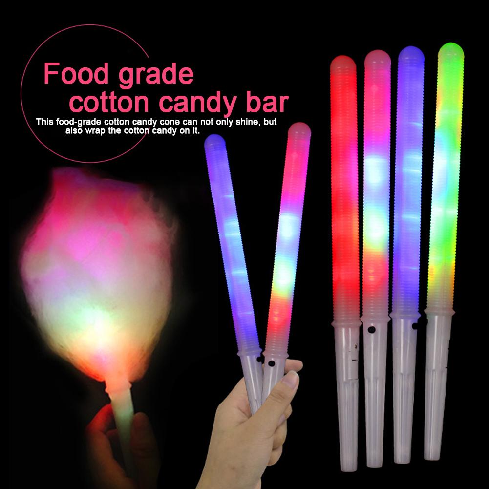 Coni di Zucchero Filato Bastoncino di Zucchero Filato Colorato Luminoso Cono di Zucchero Filato Luminoso per Festa di Bambini Oggetti di Scena per Foto