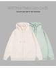 Custom Men's 330g Regular Fit Zip-Up Hoodie with Logo Print
