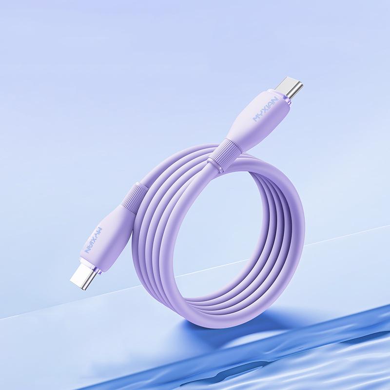 120W Dual Type-C Fast Charging Cable for Apple 15 & Huawei - PD Compatible