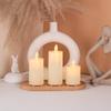 Simple Cylindrical LED Flameless Candles Set