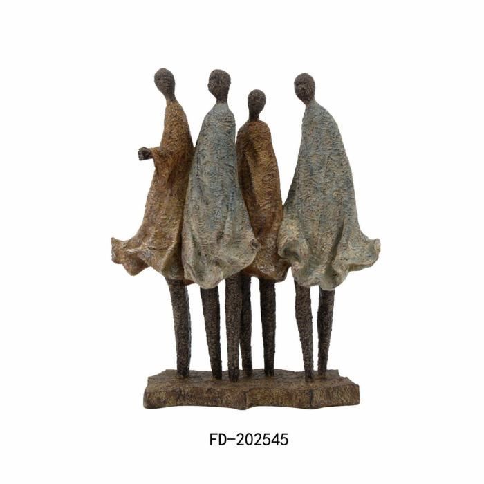 Figurine Décorative Africaine Résine Multicouleur (33,5 X 14,5 X 41 Cm)