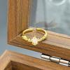 Medieval Vintage Chain Full Of Diamonds Zir*****Pen Ring Women'S Fashion Light Luxury Ring Index Finger Ring