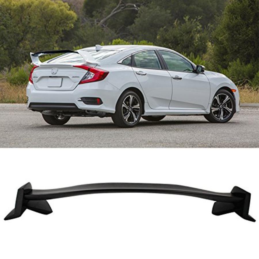 

Замена для 20162025 Honda Civic Седан FC1 FC2 Стиль TypeR АБС-пластик Грунтованный Черный JDM Задний Спойлер Крышки Багажника для Улучшения United States