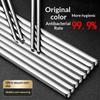 Mold Free Stainless Steel Chopsticks 4 Pairs Non-slip Reusable Cutlery for Home Sushi Restaurant Catering