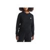 Maison Kitsune SS24 Fox Head Patch Ribbed Long Sleeve Sweatshirt Women sweatshirt Black LW00302KM0001-P199