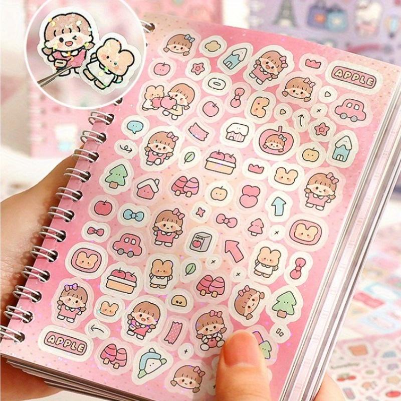 Korean Style Cute Cartoon Stickers|Decoration for Scrapbooking,nail,Diary,Mobile Phone Case,Water Bottle,Computer,Guitar,Luggage