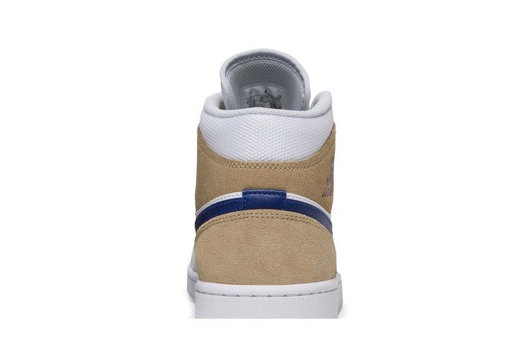 Air Jordan 1 Mid 'White Khaki Blue Void'