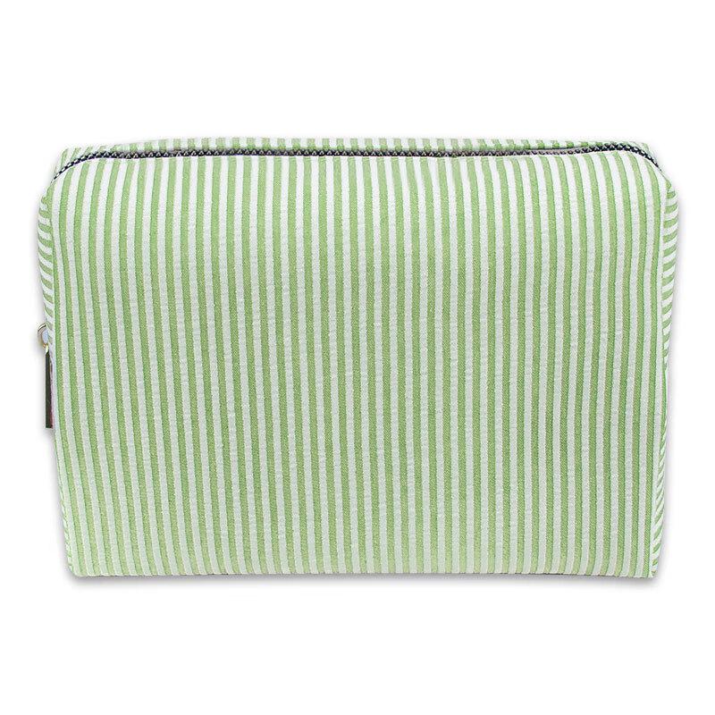 Miling Fashion Striped Portable Cosmetic Bag