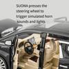 ksgzm1 Large 1/24 Toyota ALPHARD Toy Car Model Alloy Diecast Simulated Sound Light 6 Doors Opened Toy Vehicle Children Gift Stylish Col