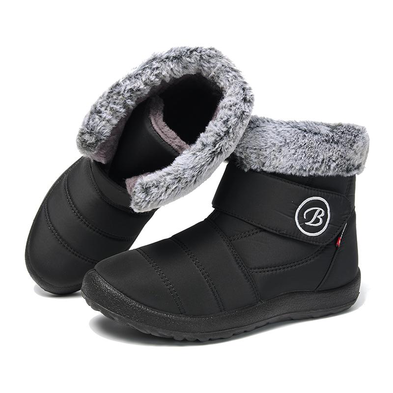 

Зимние зимние сапоги Женские ботинки Водонепроницаемые женские ботинки 42 чёрный